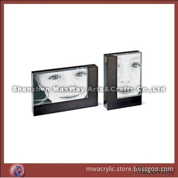 Black Square 4"*6" High Grade Acrylic Picture Frame